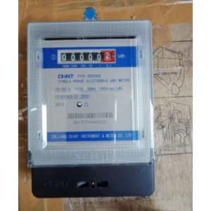 KWH Meter Single Phase Chint 1P Type DDS666 10 (40)A 220V