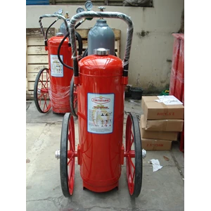 APAB Fireguard Dry Chemical Powder Wheel Caring Fire Extinguisher With N2 Thrust Gas