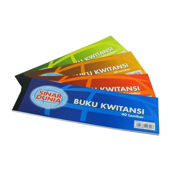 Buku Keuangan Sinar Dunia Buku Kwitansi Medium 40 T 90 X 285 Mm 40 Sheets/Book 1