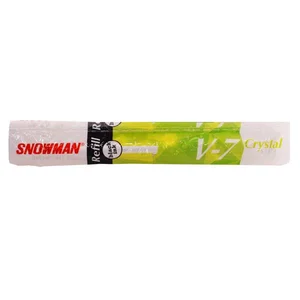 Alat Kantor Lainnya Snowman Pen Refill Rf-V7 For V-7 0.7 Mm Black 1 Pc