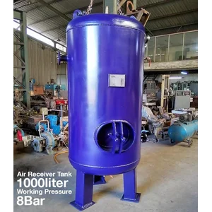  Air Receiver Tank 1000 Liter Working Pressure 8 Bar Leopard Tangki Tekanan Tinggi 