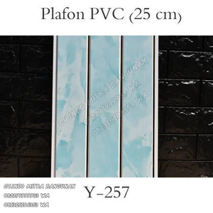 Plafon PVC Ukuran 8mm x 25 cm X 6 m