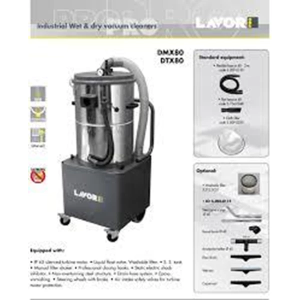  Industrial Wet & Dry Vacuum Cleaner 320 Mbar