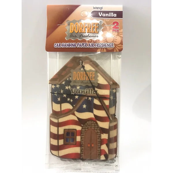Parfum Mobil dan Ruangan Gantung - Dorfree Hanging Paper - "VANILLA"
