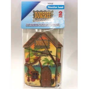 Parfum Mobil dan Ruangan Gantung - Dorfree Hanging Paper - "HAWAIAN SWEET"