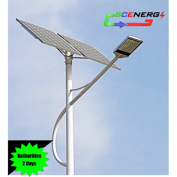 Lampu Jalan Pju Tenaga Surya Led 100 Watt - 24 Vdc - 7M (P Series)