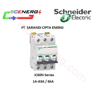 MCB Scheneider 1A-63A  1P-3P  4.5kA (iC60N)
