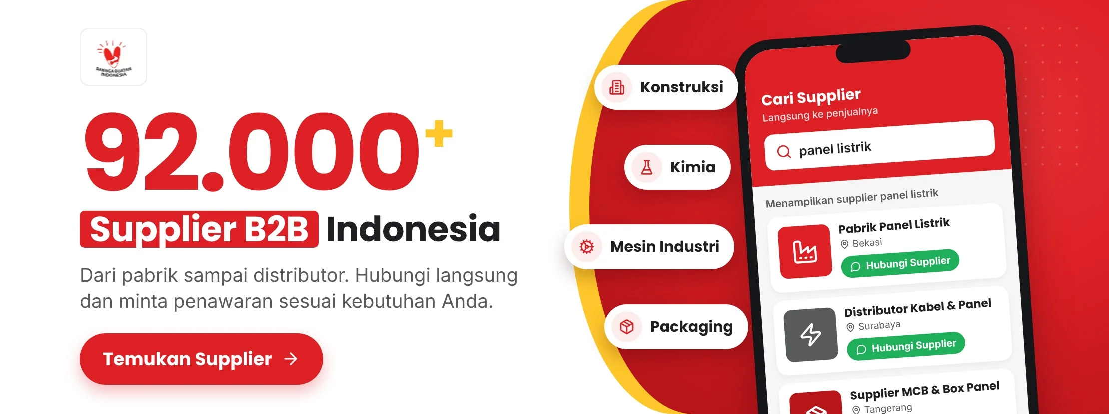 indotrading, largest supplier network