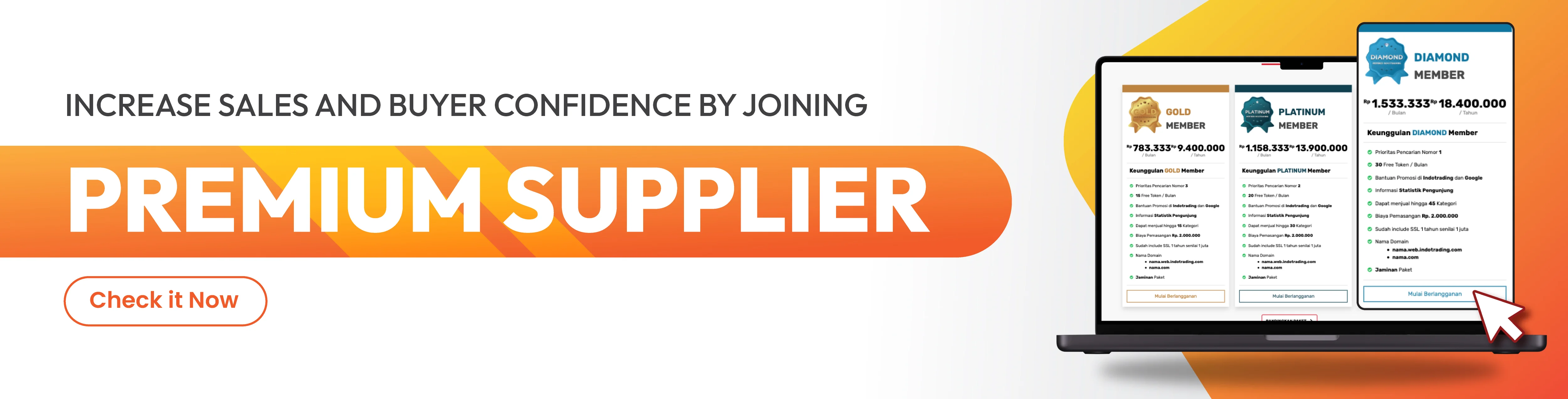 indotrading, largest supplier network