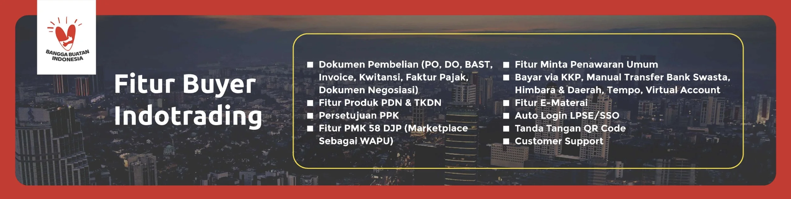 indotrading, largest supplier network
