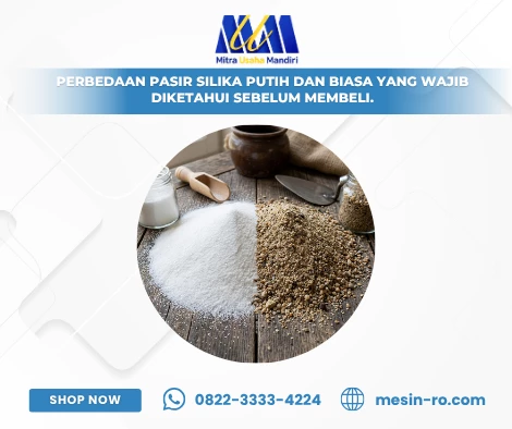 Perbedaan Pasir Silika Putih dan Biasa yang Wajib Diketahui Sebelum Membeli