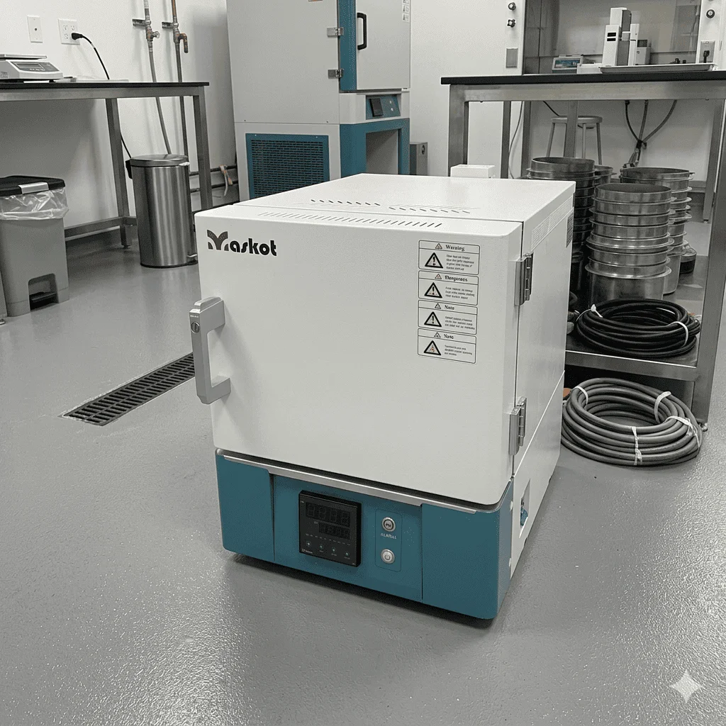Maskot Ceramic Muffle Furnace Suhu Tinggi Presisi untuk Lab
