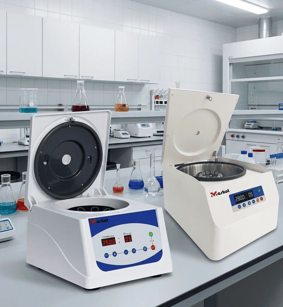 Centrifuge Maskot 4000 dan 6000 rpm Performa Stabil Lab Modern