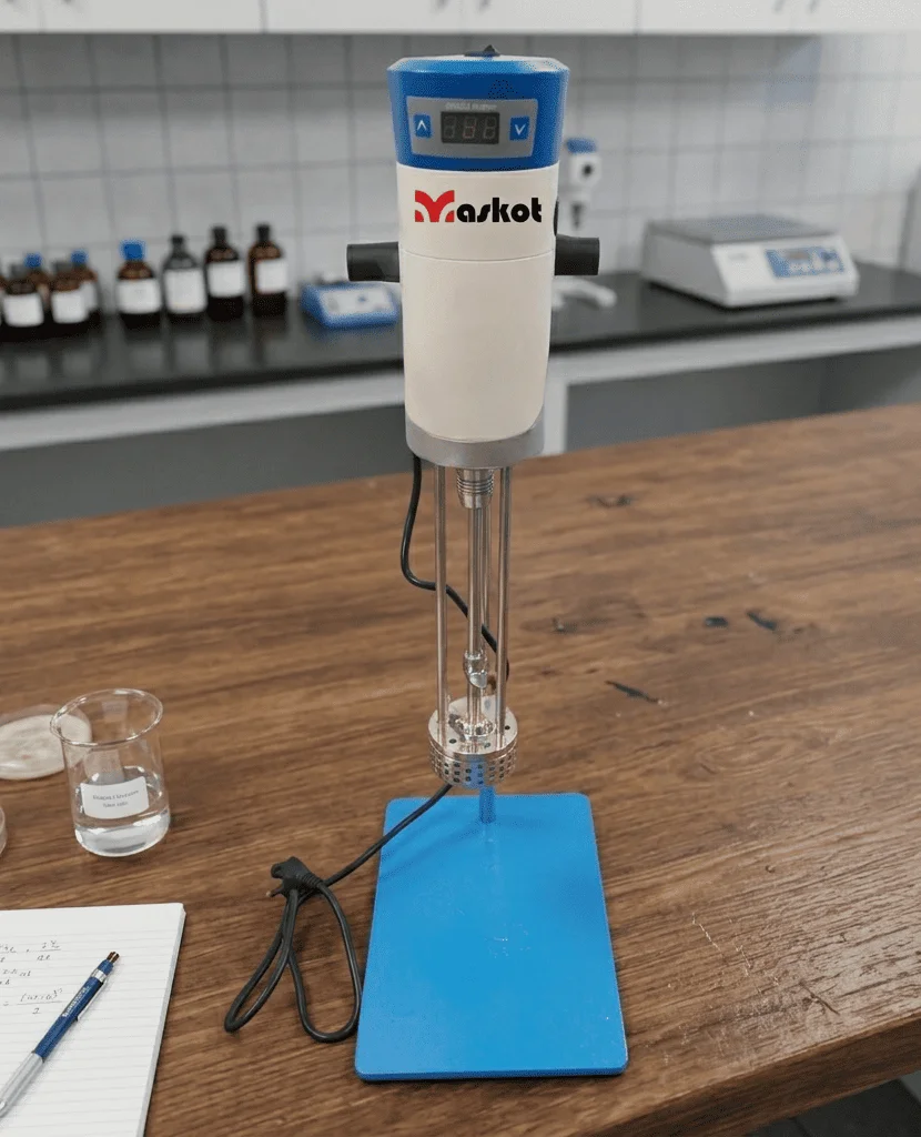 Lab Emulsifier Maskot High Shear Presisi Tinggi Multifungsi