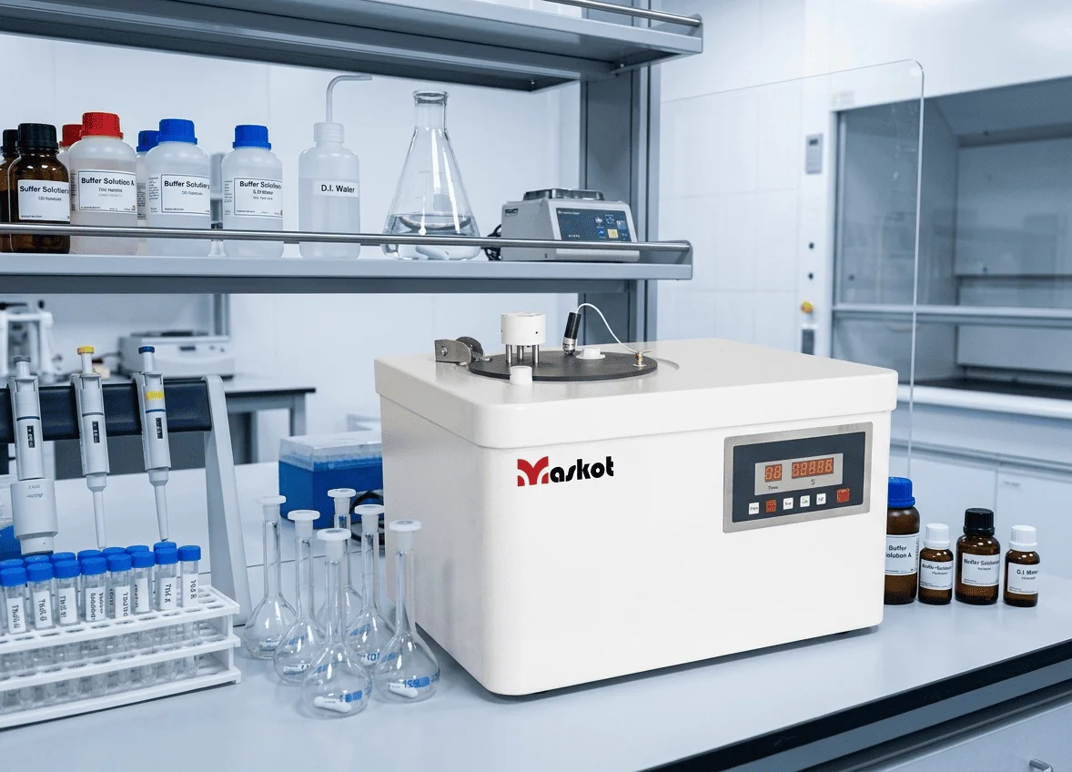 Maskot Oxygen Bomb Calorimeter Presisi untuk Pengujian Energi Material