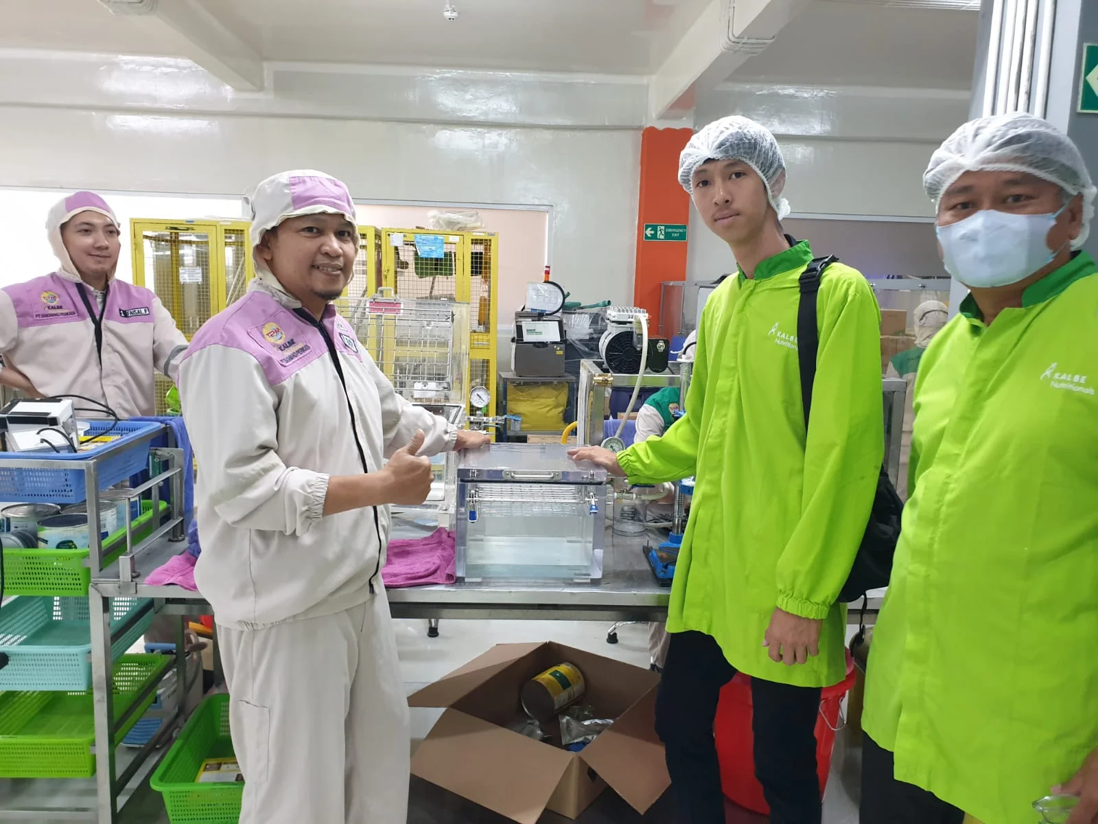 Pemasangan Vacuum Leak Tester PT Kalbe Milko Indonesia - foto 1
