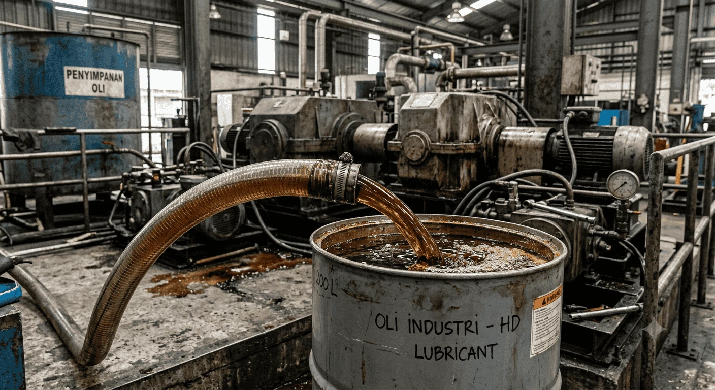 oli industri di pabrik