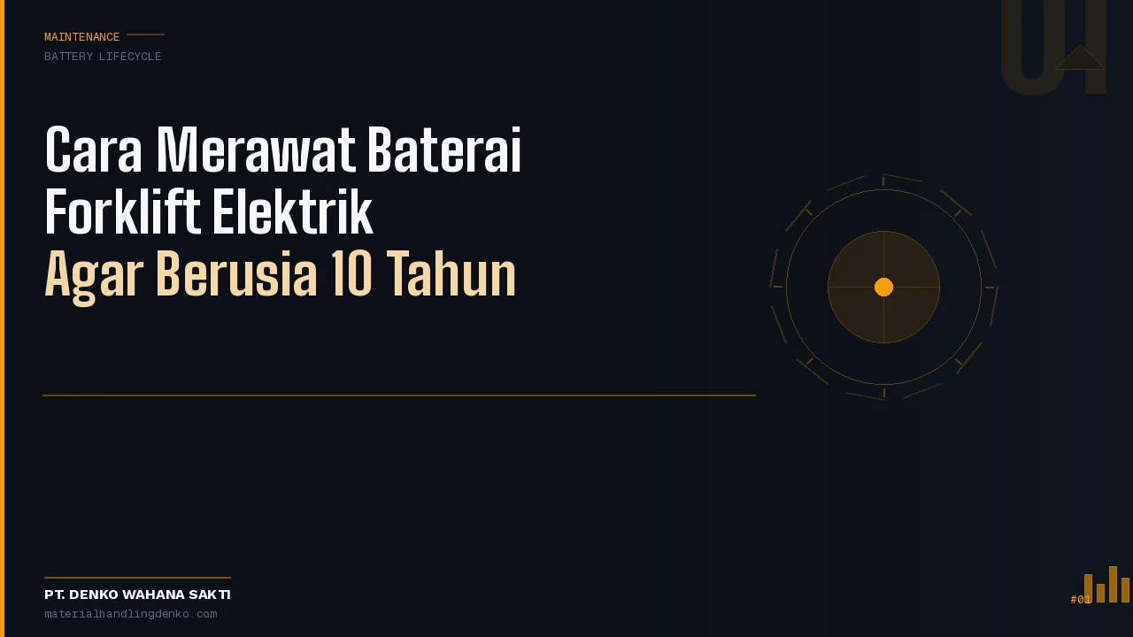 Baterai Forklift Elektrik